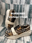 Burberry Vintage Cotton Check trainers damskie sneakersy 42