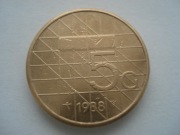 Holandia 5 guldenów 1988