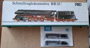 Lokomotywa parowóz  BR 01 z tendrem węglowym skala H0 PIKO