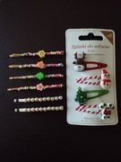 NOWE ŚWIĄTECZNE SPINKI PONADTO ELEGANCKIE WSUWKI W SUMIE 10 ELEMENTÓW 