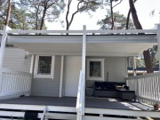 zadaszenie tarasu - dach rzymski 5,5x2 m