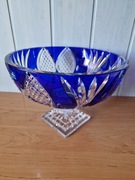Waza misa owocarka kobaltowy kryształ duża IRENA