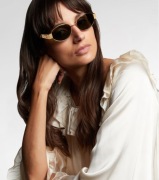 Okulary przeciwsłoneczne Celine Triomphe Metal 01 oval sunglasses