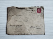 Bytom/Beuthen archiwalna koperta z dokumentem 1930 rok (B)