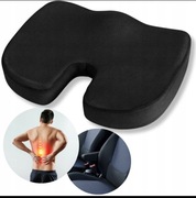 PODUSZKA CZARNA DO SIEDZENIA ORTOPEDYCZNA U4 NA SIEDZENIE POD POŚLADKI