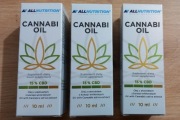 ALLNUTRITION Olej konopny CBD 15% 10ml Cannabi Oil