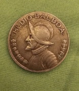 PANAMA 1/2 balboa 1966 srebro