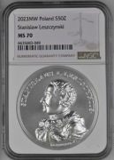 50 zł - 2023 - Stanisław Leszczyński - NGC MS70