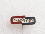 Odznaka KS Społem Łódź emalia (PRL)