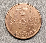 moneta Szwecja 2 kronor 2001