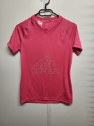 Różowa koszulka sportowa Adidas running 164