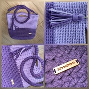 Torebka/Koszyk HandMade piękna pleciona (NOWA)