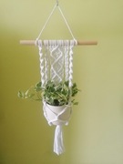 Kwietnik makrama ręcznie robiony