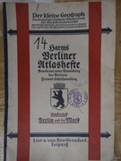 Berlin Ziemia Lubuska okolice Gorzów Wlkp Z. Góra 1924 r. atlas niemiecki 