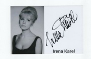 Irena Karel autograf 10x15 