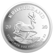 Krugerrand 2 uncje Srebro 2020 Proof 2 Oz AG