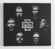Rammstein Obraz ręcznie rzeźbiony w blasze Grawer