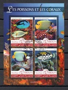 Dżibuti 2019 Ryby i koralowce blok