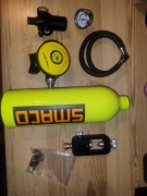 przenośny podwodny aparat oddechowy butla do nurkowania 1L