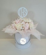 PIERWSZA KOMUNIA ŚWIĘTA Flower Box z pachnących świec sojowych. Na prezent!