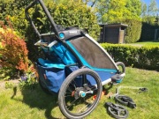 Przyczepka rowerowo/joggingowa Thule  Chariot Cross 1 niebieska