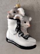 Bombka choinkowa szklana 