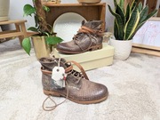 41 27cm botki skóra naturalna cieniowane A.S. 98  