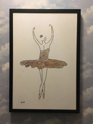 Obraz olejny-Baletnica 