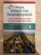 Korona Gór Świętokrzyskich mapa laminowana 2025 