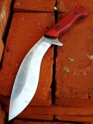 Kukri Padouk Nóż Ręcznie Robiony Custom Knifemaking 