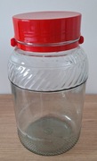 Duzy słój szklany