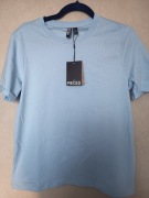 błekitny damski tshirt/ bluzka pieces rozm s cena sklepowa 80 zł