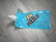 Bukłak / składanka butelka na wodę z dozownikiem + karabińczyk