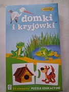 Puzzle dla dzieci - Domki i kryjówki 