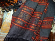 Szarf szal ciepły naturalny handmade 100x200 idealnie prezent