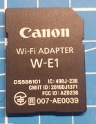 Canon Wi-Fi Adapter W-E1, NOS, Bulk - OEM, nieużywany.
