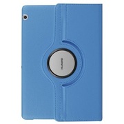 ETUI OBROTOWE 360 SKÓRZANE OCHRONNE HUAWEI MATEPAD T10/T10S JASNY NIEBIESKI
