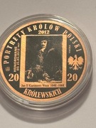 Jan II  Kazimierz Waza. Miedź fi 32 mm. 2012 Gyges