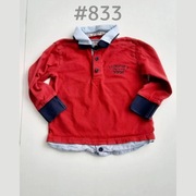 Bluza-koszula efekt dwóch warstw 2w1 3-4lata 98-104cm Junior J