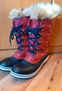 Sorel śniegowce buty zimowe kozaki 26 cm czerwone 