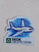 Samolot - Magnes reklamowy - SKOK Ubezpieczenia