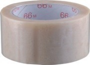 Taśma pakowna z twardego PVC, dł. 66 m, szer. 50 mm, transparentna S&K