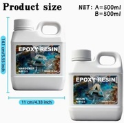 Zestaw żywicy epoksydowej 1000 ml (33,8 oz) |