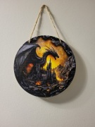 Dekoracyjna Tabliczaka Dark Dragon