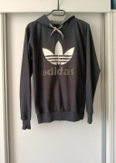 Granatowa bluza damska cekiny kaptur rozm. S