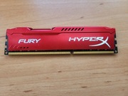 Pamięć RAM DDR3 HyperX Fury Red 8GB 1600MHz CL10 HX316C10FR/8 XMP
