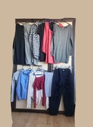 Zestaw ubrań roz. XS S / 34 36  body spodnie sukienki koszula golf spodnica