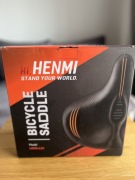 Siodełko rowerowe HENMI – miękkie, ergonomiczne, amortyzujące, do 170 kg
