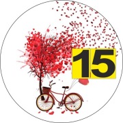 Pan Opłatek na tort - ROWER MIŁOŚCI