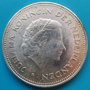 10 guldenów 1970 Holandia 25. rocznica wyzwolenia Srebro 0,720 waga 15 g